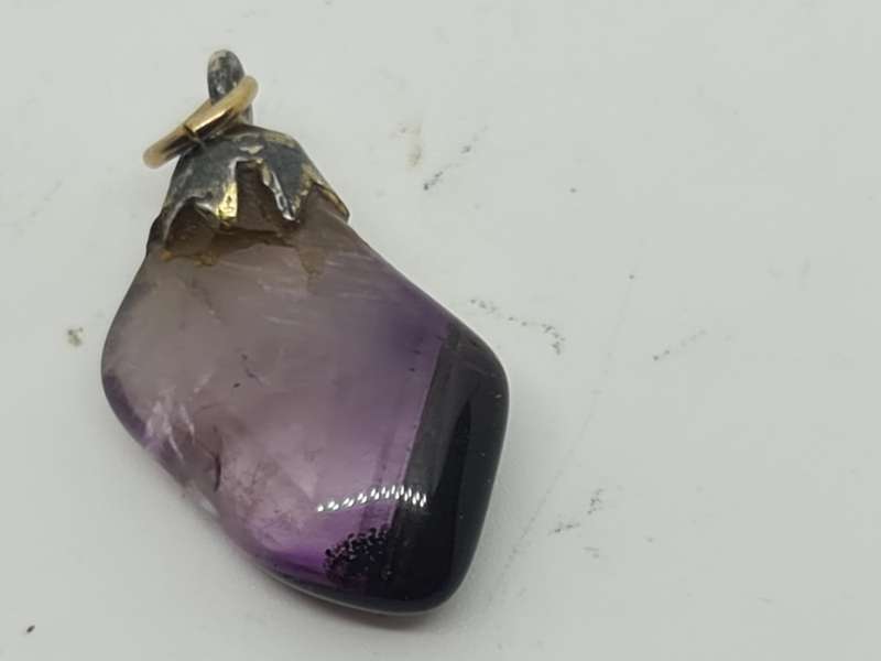Purple Agate pendent