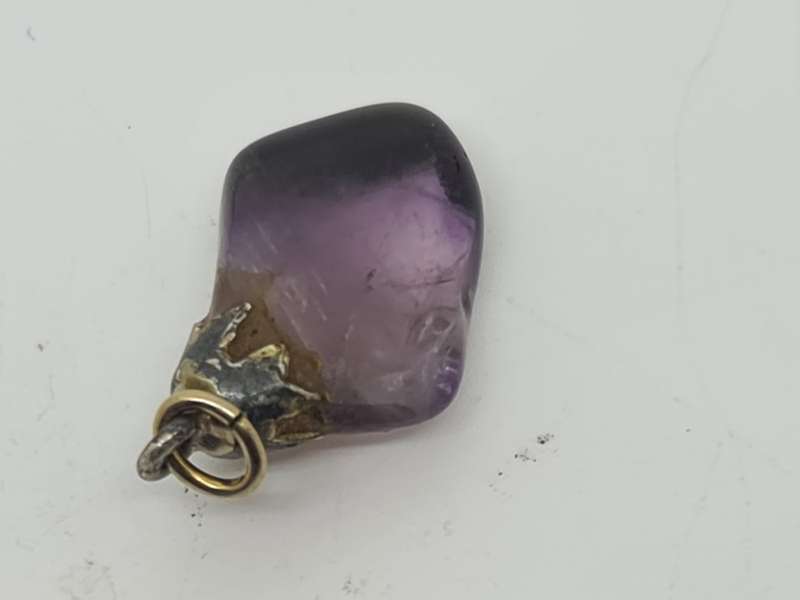 Purple Agate pendent