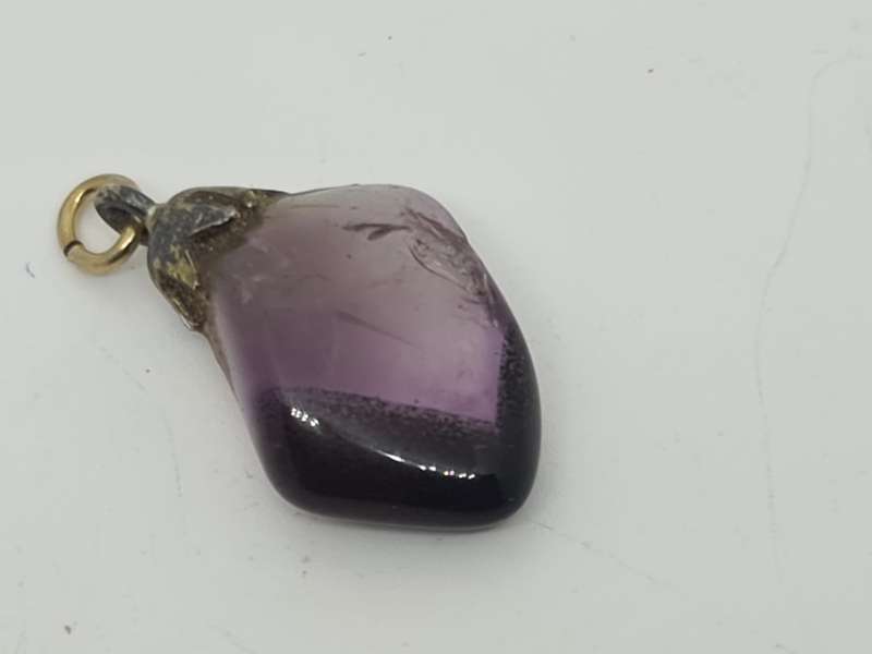 Purple Agate pendent