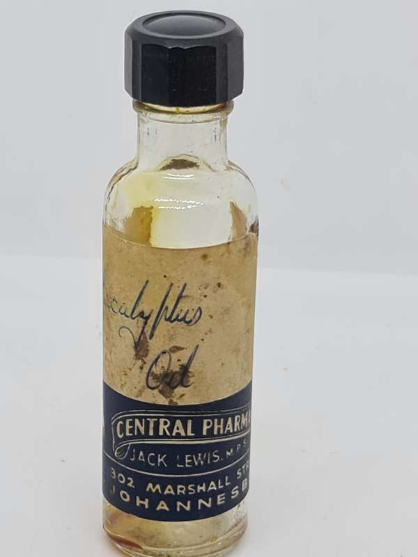 Central Pharmacy, Marshall St Johannesburg Medisyne Bottle