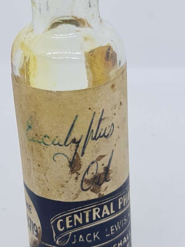 Central Pharmacy, Marshall St Johannesburg Medisyne Bottle