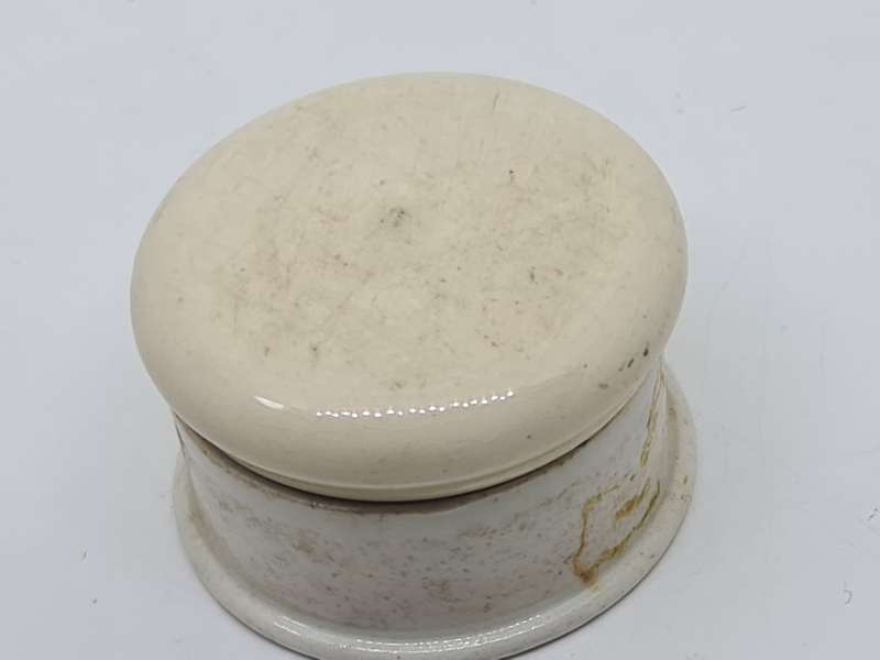 English Ironstone pot with lid