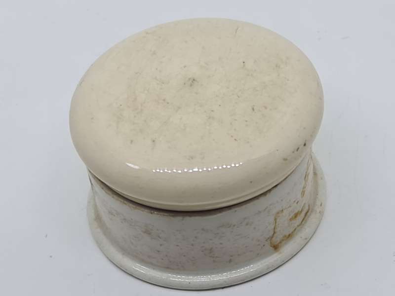 English Ironstone pot with lid