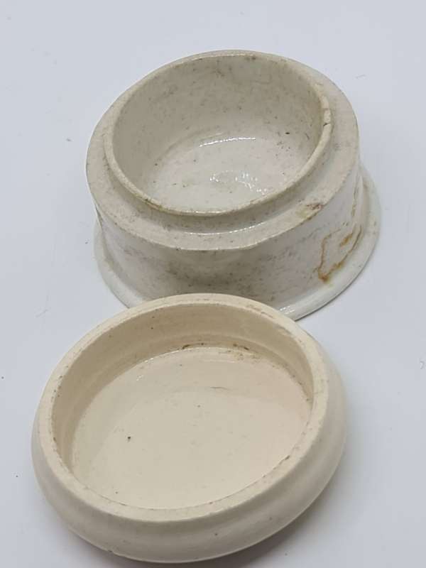 English Ironstone pot with lid