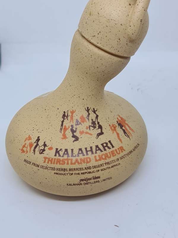 Miniature Kalahari and Amarula Liquer bottles.