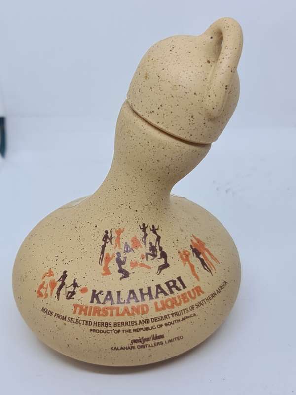 Miniature Kalahari and Amarula Liquer bottles.