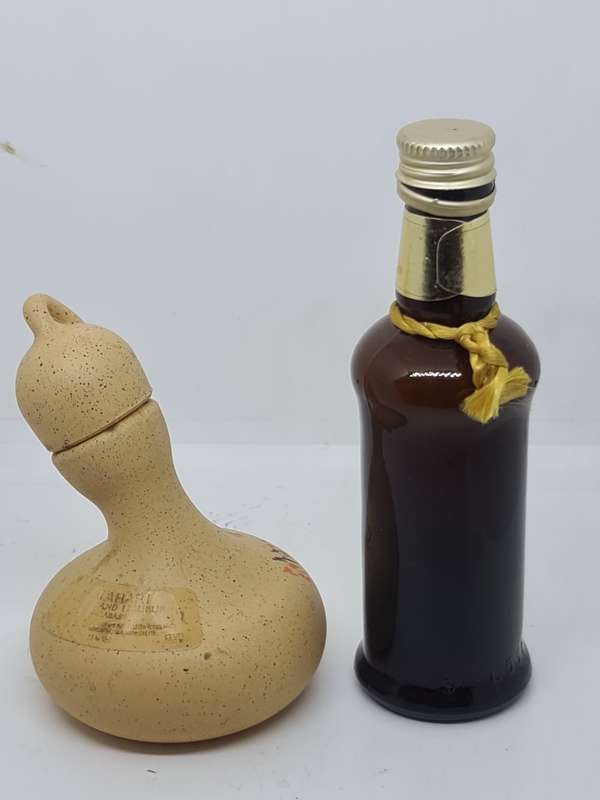 Miniature Kalahari and Amarula Liquer bottles.