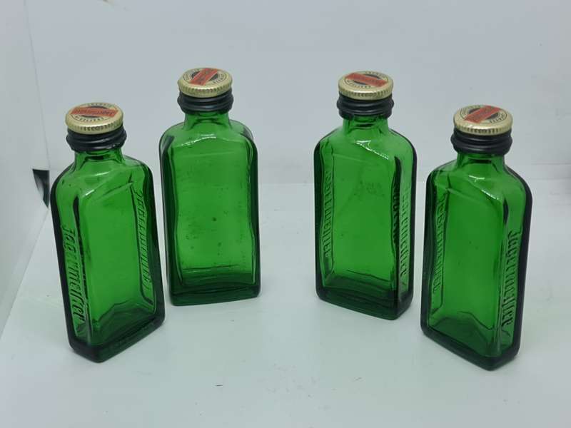 X4 20ml Jagermeister empty bottles