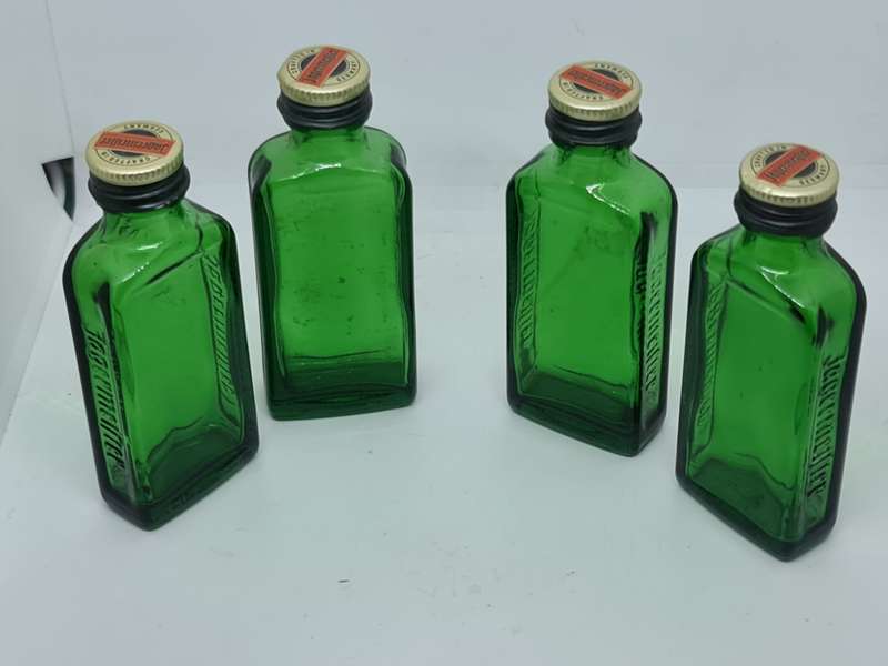 X4 20ml Jagermeister empty bottles