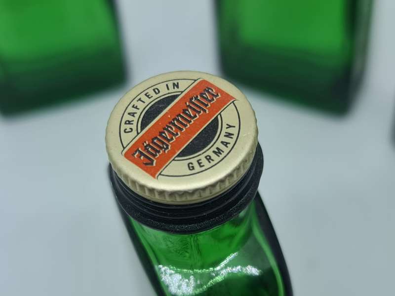 X4 20ml Jagermeister empty bottles
