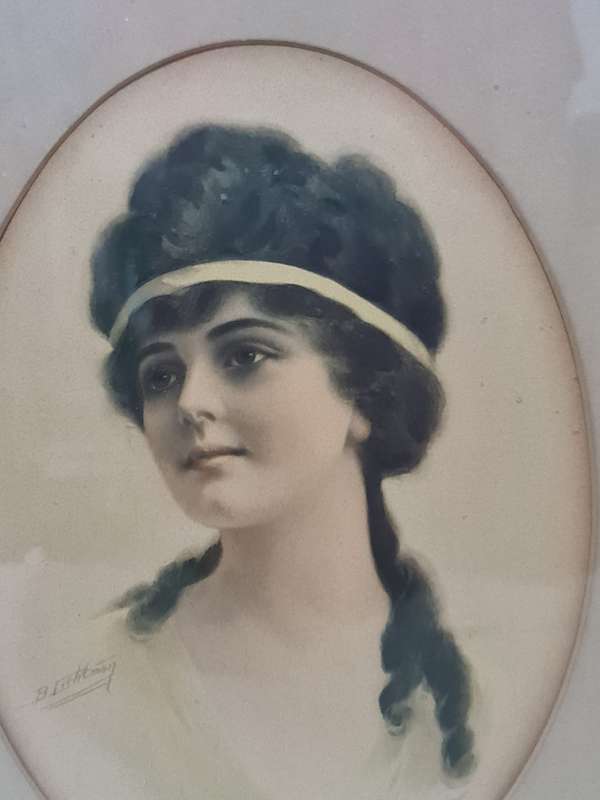 Victorian Artist B. Lichtman 1911: Print