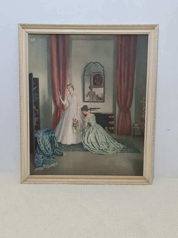 "Her First Ball Dress" Print. By Leonard Campbell Tayler