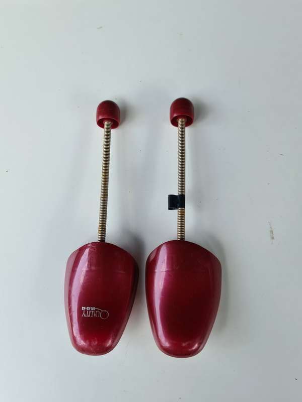 Vintage German Shoe Keepers Shoe Stretchers Plastic and Metal