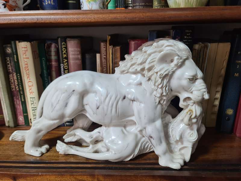 Resin Lion and Warthog