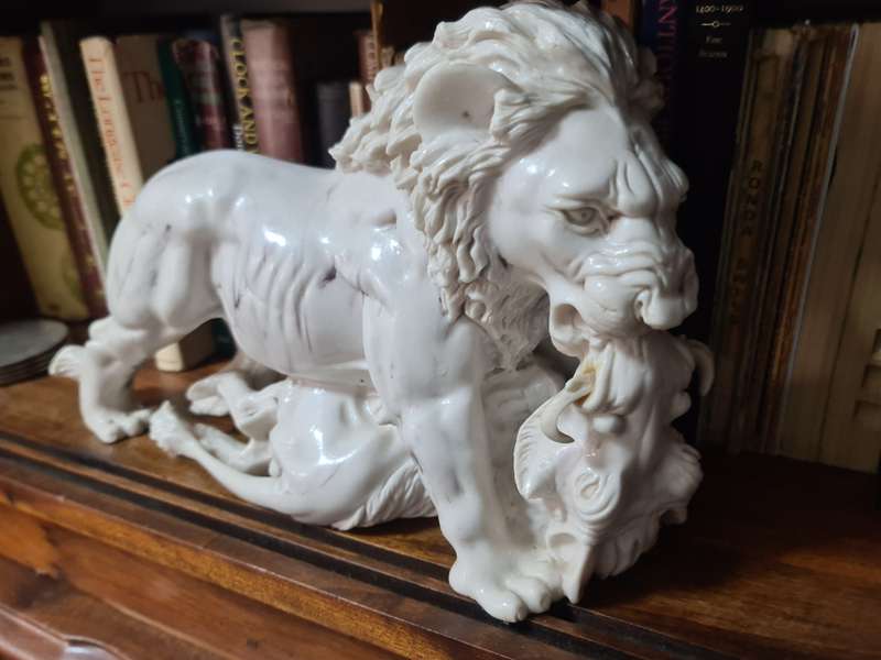 Resin Lion and Warthog