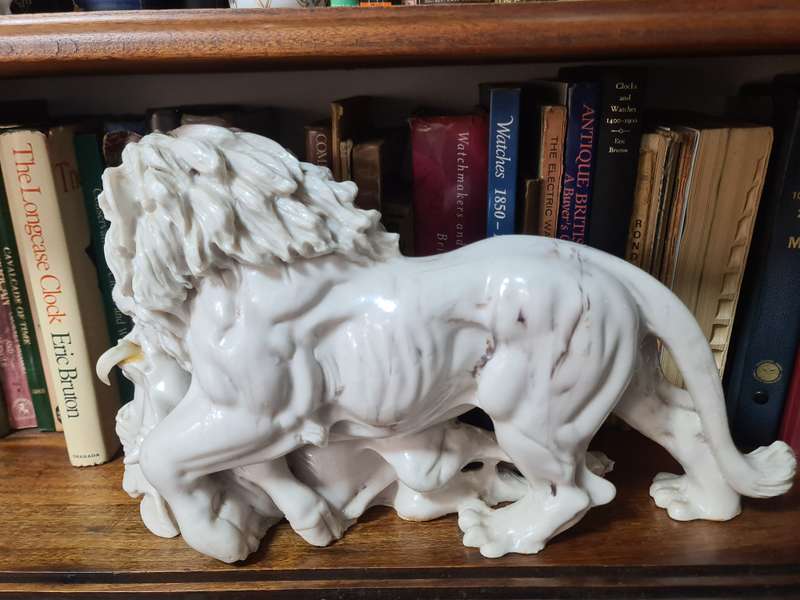 Resin Lion and Warthog