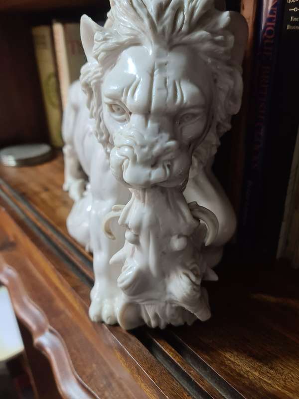 Resin Lion and Warthog