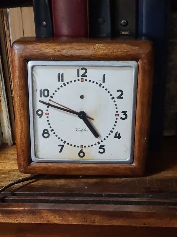 Electrical Wooden Westclox