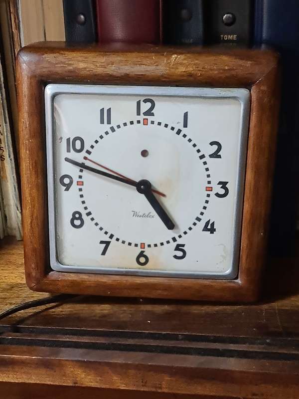 Electrical Wooden Westclox