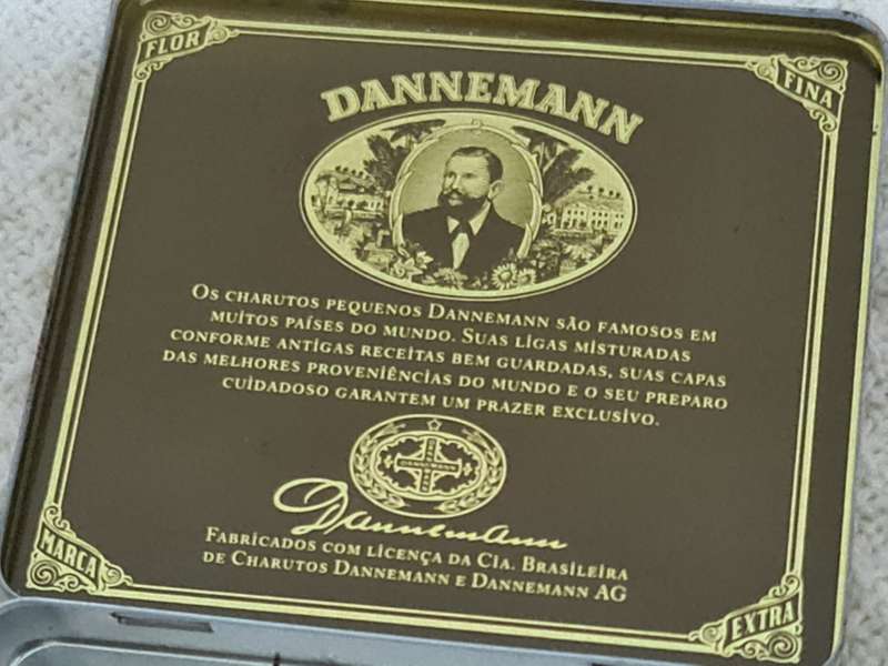 Cigarette tins: Beson and Hedges, Danneman and Mills tins