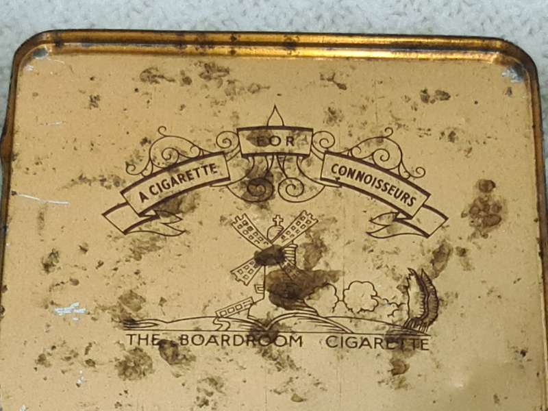 Cigarette tins: Beson and Hedges, Danneman and Mills tins