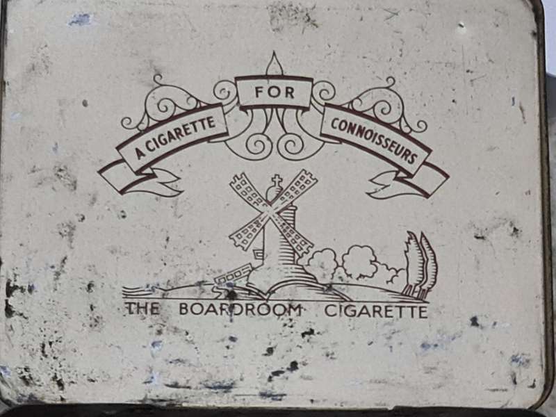 Cigarette tins: Beson and Hedges, Danneman and Mills tins