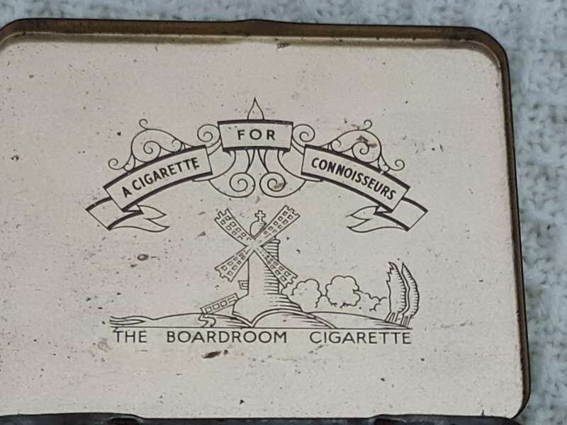 Cigarette tins: Beson and Hedges, Danneman and Mills tins