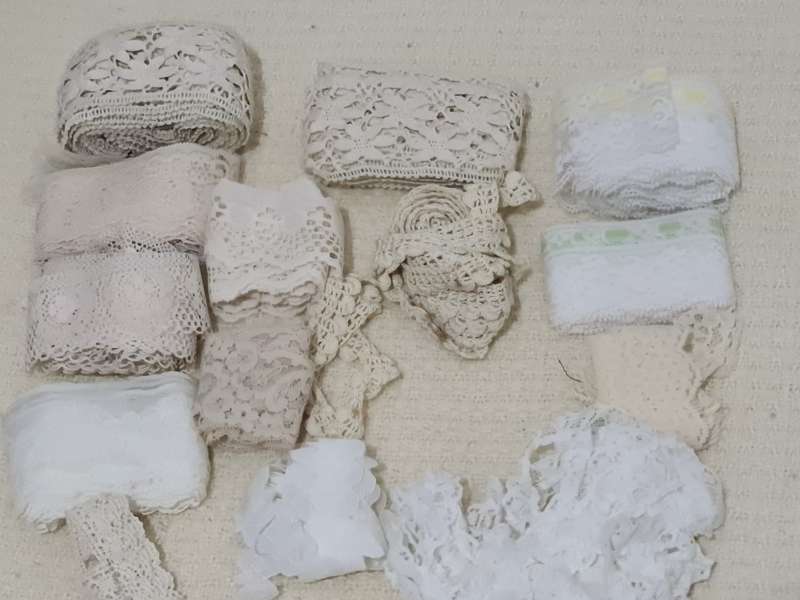 Mixed Vintage lace