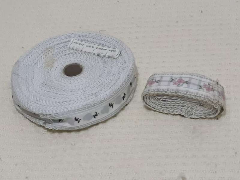 Embroidered Cottin Ribbon