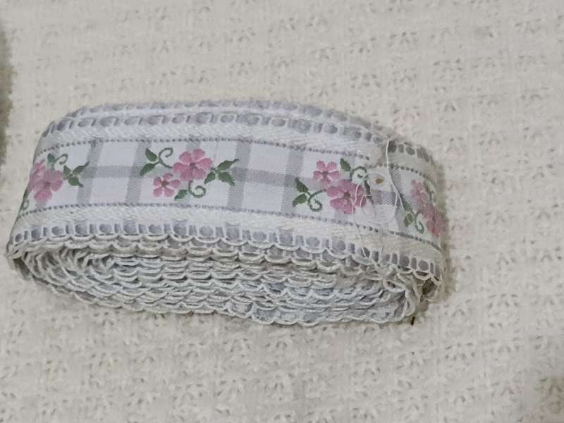 Embroidered Cottin Ribbon