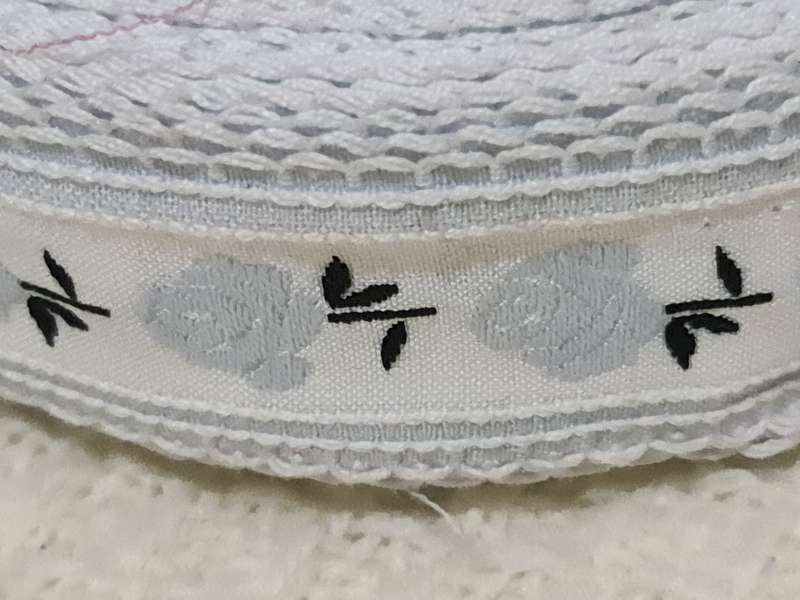 Embroidered Cottin Ribbon