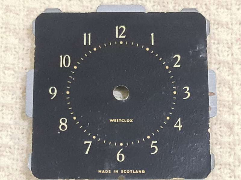 Clock Dial: Made in Scotland, Westclox