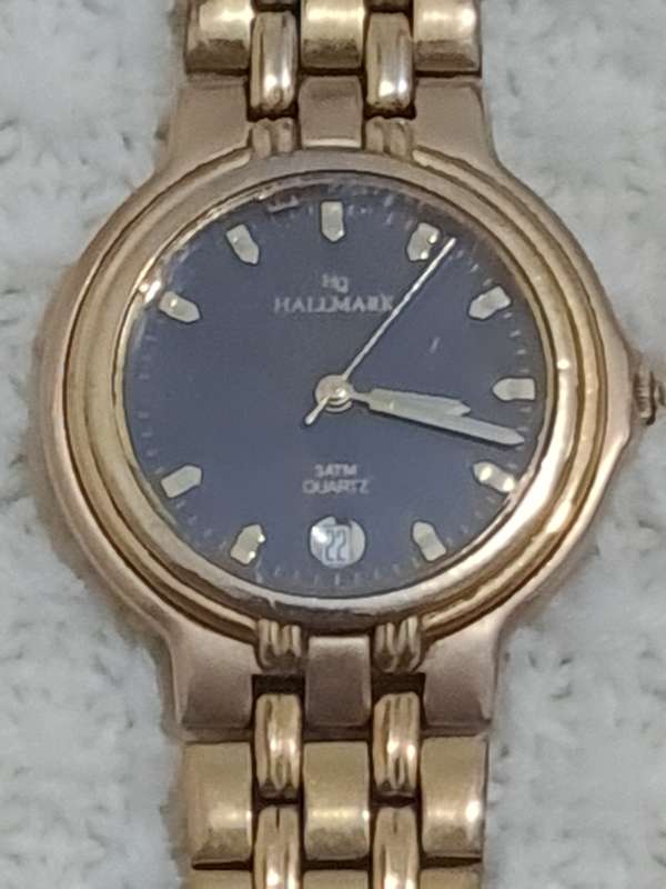 Mens Hallmark Gold Tone watch