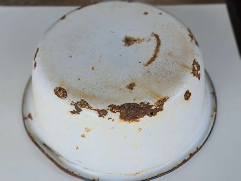 Rustic Enamel Bowl