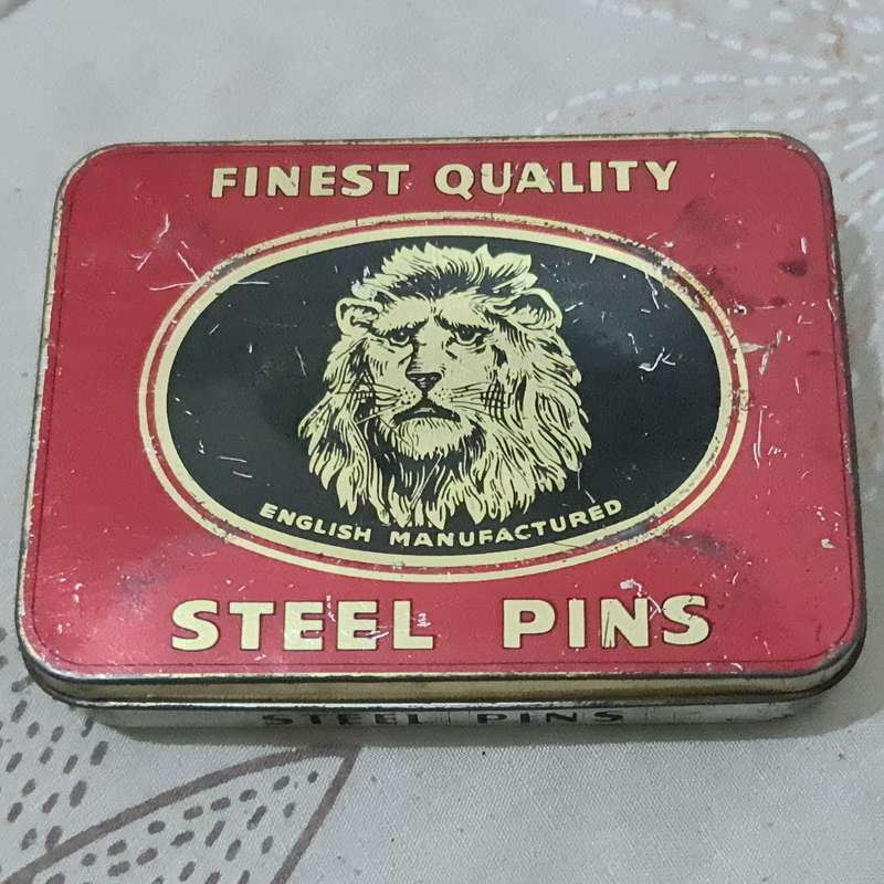 Finest Quality Steel Pins, English Manufactured tin