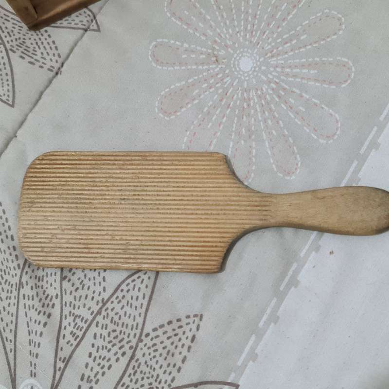 Wooden Butter mold and paddle set