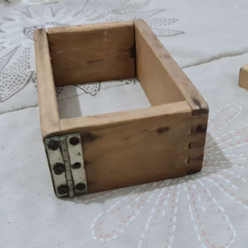 Wooden Butter mold and paddle set