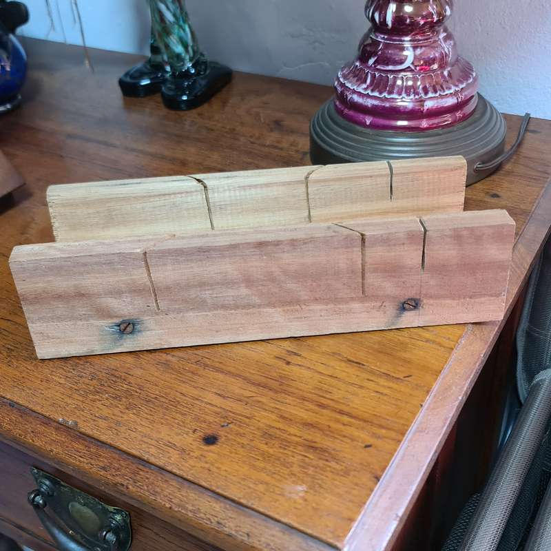 Wooden Mitre Box