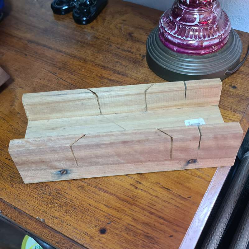 Wooden Mitre Box