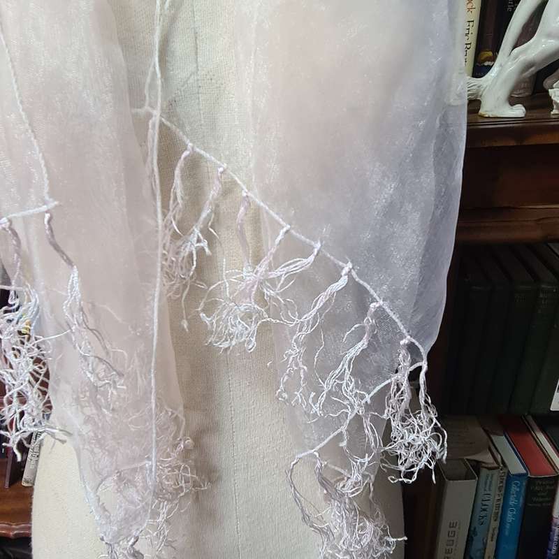 Soft pink vintage scarf