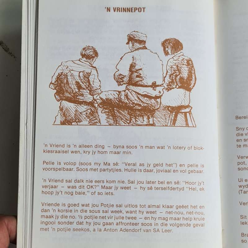 Oupot deur L D van Vuuren resepte boek