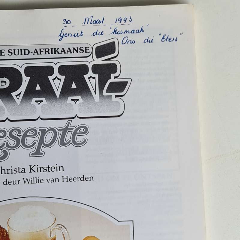 Beste Suid Afrikaanse Braai Resepte Boek
