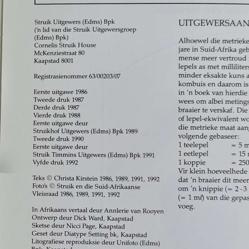Beste Suid Afrikaanse Braai Resepte Boek