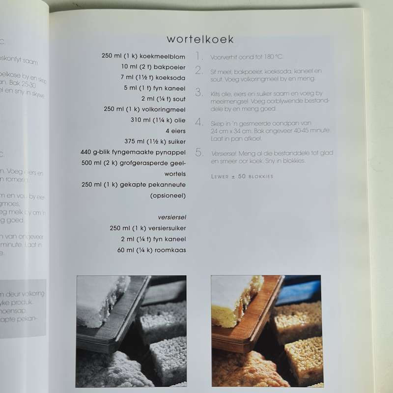 Uit die Koekblik deur Heili Pienaar resepte boek