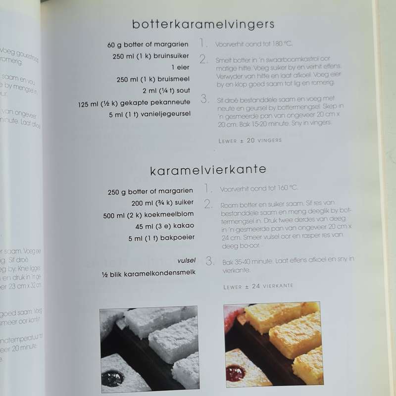 Uit die Koekblik deur Heili Pienaar resepte boek