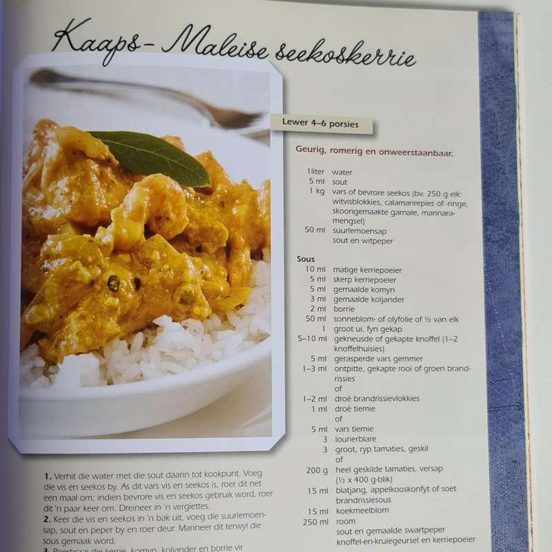 Lekker Kuierkos resepte Boek