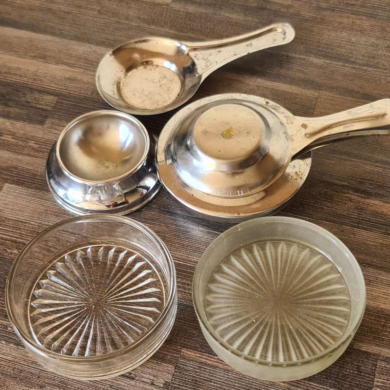 Burner, x2 glass inners and tea holder