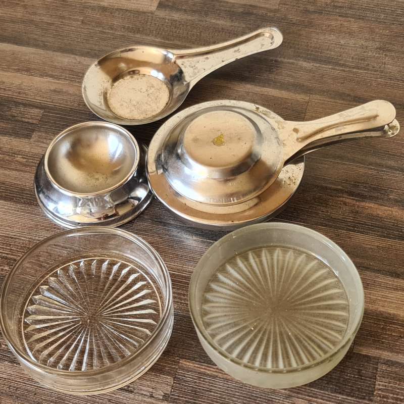 Burner, x2 glass inners and tea holder