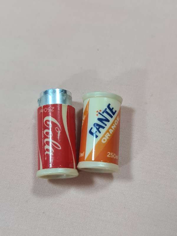 Mini Can Fante Orange & Coca Cola Japanese Eraser