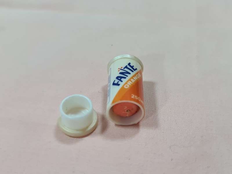 Mini Can Fante Orange & Coca Cola Japanese Eraser